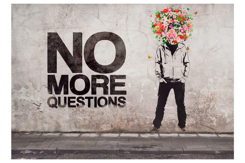 Valokuvatapetti No More Questions 300x210, Artgeist sp. z o. o.