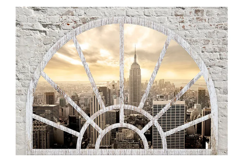 Valokuvatapetti NY City In The Morning 300x210 - Artgeist sp. z o. o. - Sisustustuotteet - Seinäkoristeet - Tapetit - Valokuvatapetit