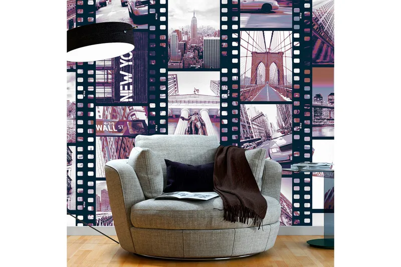 Valokuvatapetti NY Urban Collage 50x1000, Artgeist sp. z o. o.
