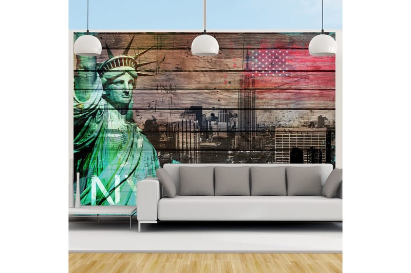 Valokuvatapetti NYC Symbols 100x70, Artgeist sp. z o. o.