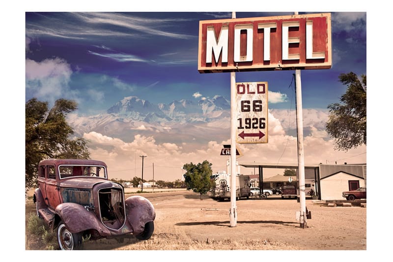 Valokuvatapetti Old Motel 400x280 - Artgeist sp. z o. o. - Sisustustuotteet - Seinäkoristeet - Tapetit - Valokuvatapetit