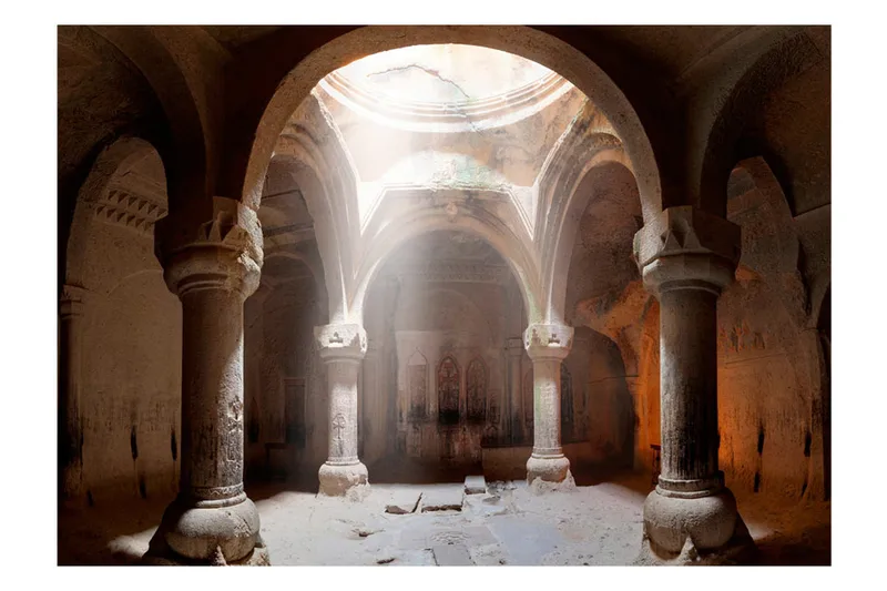 Valokuvatapetti Old Temple 350x245 - Artgeist sp. z o. o. - Sisustustuotteet - Seinäkoristeet - Tapetit - Valokuvatapetit