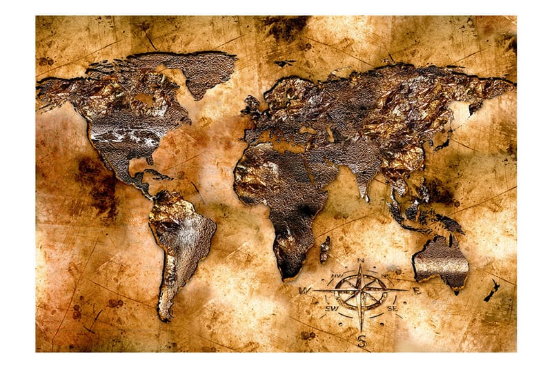Valokuvatapetti Opalescent Continents 300x210 - Artgeist sp. z o. o. - Sisustustuotteet - Seinäkoristeet - Tapetit - Valokuvatapetit