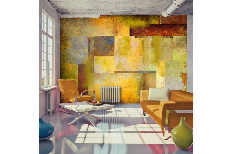 Valokuvatapetti Orange Hue Of Art Expression 300x210, Artgeist sp. z o. o.