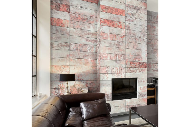 Valokuvatapetti Orange Marble 50x1000 - Artgeist sp. z o. o. - Sisustustuotteet - Seinäkoristeet - Tapetit - Valokuvatapetit