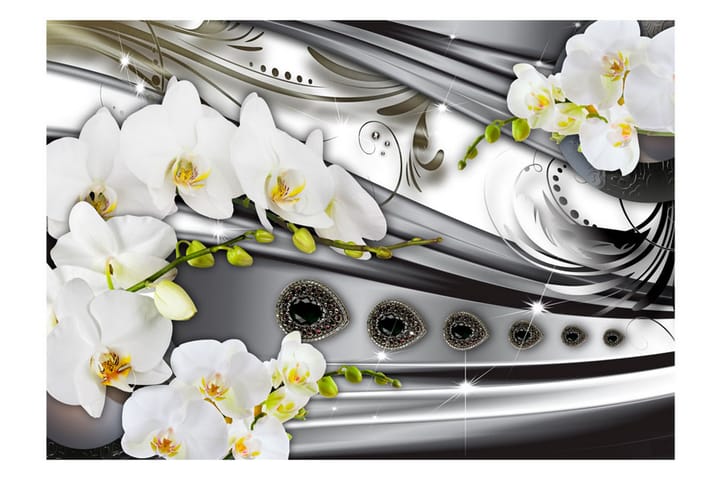 Valokuvatapetti Orchids & Jewelry 250x175 - Artgeist sp. z o. o. - Valokuvatapetit