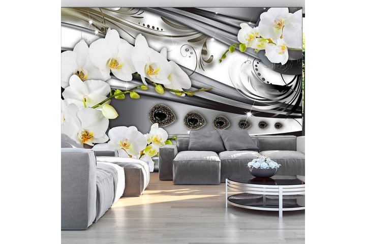 Valokuvatapetti Orchids & Jewelry 250x175 - Artgeist sp. z o. o. - Valokuvatapetit