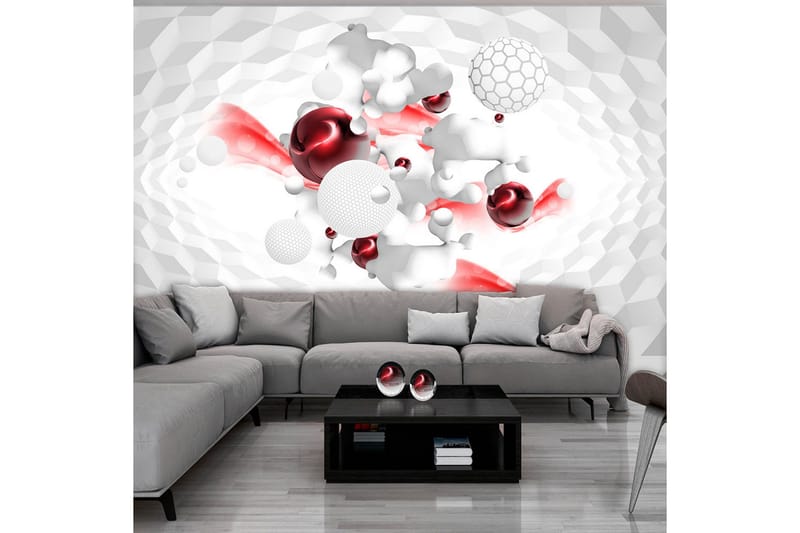 Valokuvatapetti Race Of Colours Red 100x70, Artgeist sp. z o. o.