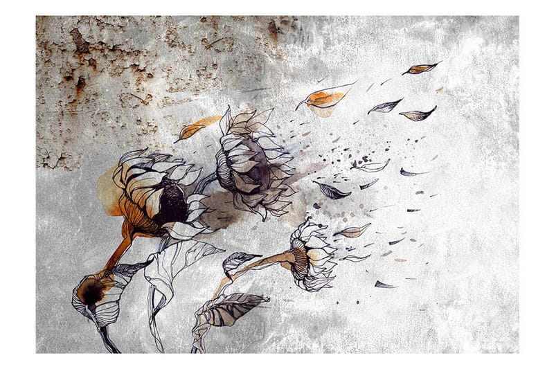 Valokuvatapetti Recall Sunflowers 300x210 - Artgeist sp. z o. o. - Sisustustuotteet - Seinäkoristeet - Tapetit - Valokuvatapetit