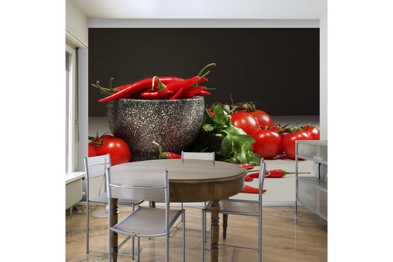 Valokuvatapetti Red Dychotomy 300x231, Artgeist sp. z o. o.