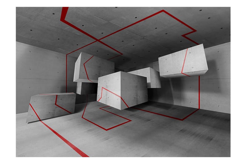 Valokuvatapetti Red Trail 400x280, Artgeist sp. z o. o.