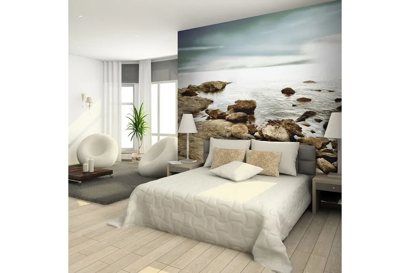 Valokuvatapetti Rocky Beach 200x154 - Artgeist sp. z o. o. - Sisustustuotteet - Seinäkoristeet - Tapetit - Valokuvatapetit
