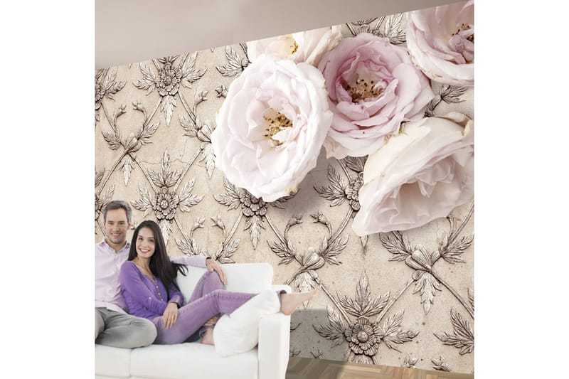 Valokuvatapetti Romantic Beige 300x210 - Artgeist sp. z o. o. - Sisustustuotteet - Seinäkoristeet - Tapetit - Valokuvatapetit