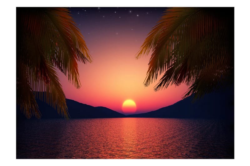 Valokuvatapetti Romantic Evening On The Beach 350x245 - Artgeist sp. z o. o. - Sisustustuotteet - Seinäkoristeet - Tapetit - Valokuvatapetit