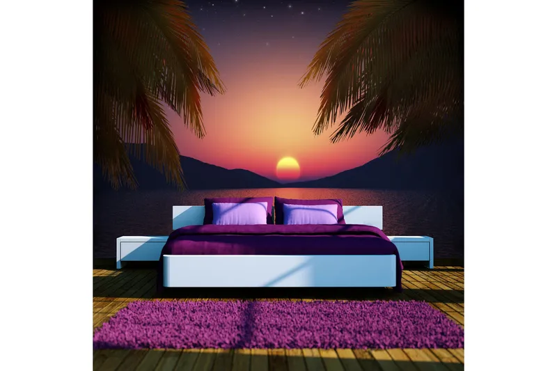 Valokuvatapetti Romantic Evening On The Beach 400x280, Artgeist sp. z o. o.