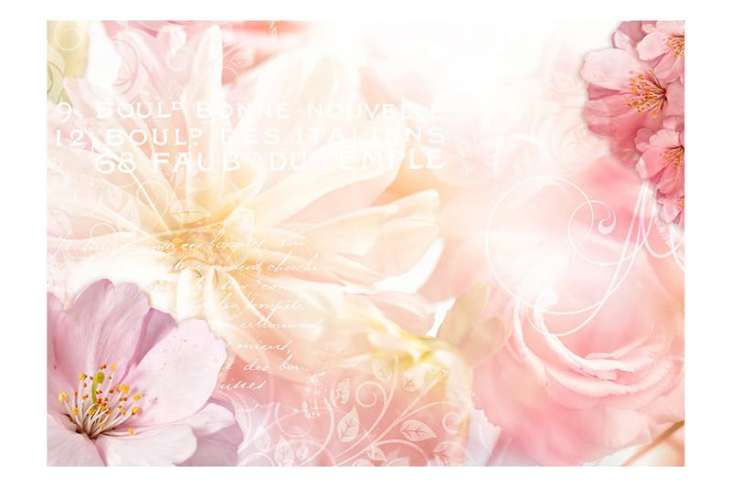 Valokuvatapetti Romantic Message 150x105 - Artgeist sp. z o. o. - Sisustustuotteet - Seinäkoristeet - Tapetit - Valokuvatapetit