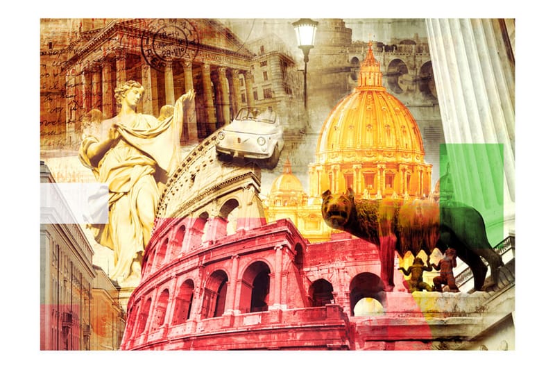 Valokuvatapetti Rome Collage 150x105 - Artgeist sp. z o. o. - Sisustustuotteet - Seinäkoristeet - Tapetit - Valokuvatapetit