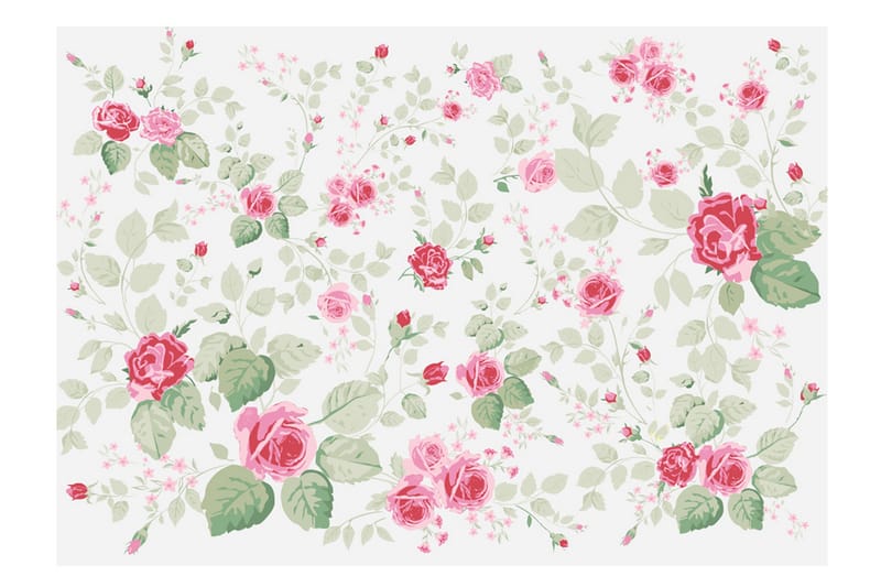 Valokuvatapetti Rosy Pleasures 200x140 - Artgeist sp. z o. o. - Sisustustuotteet - Seinäkoristeet - Tapetit - Valokuvatapetit