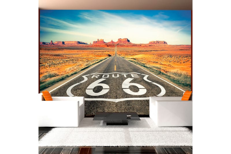 Valokuvatapetti Route 66 100x70 - Artgeist sp. z o. o. - Sisustustuotteet - Seinäkoristeet - Tapetit - Valokuvatapetit