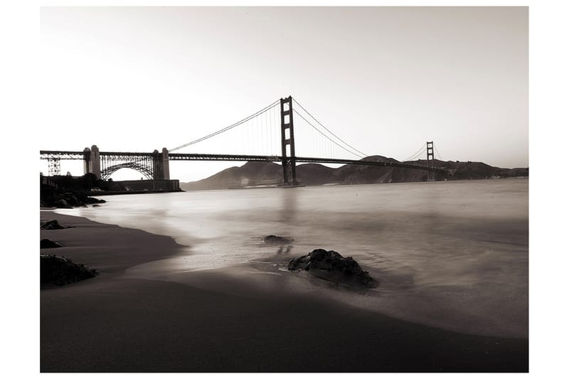 Valokuvatapetti San Francisco Golden Gate Bridge 200x154 - Artgeist sp. z o. o. - Sisustustuotteet - Seinäkoristeet - Tapetit - Valokuvatapetit