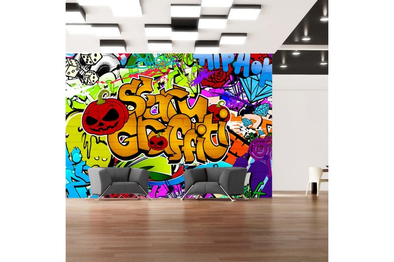 Valokuvatapetti Scary Graffiti 200x140, Artgeist sp. z o. o.