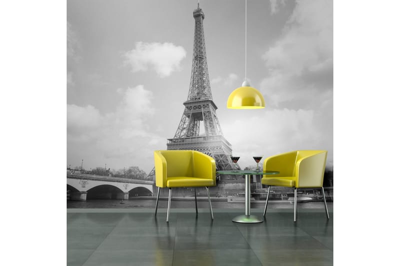 Valokuvatapetti Seine And Eiffel Tower 350x270, Artgeist sp. z o. o.