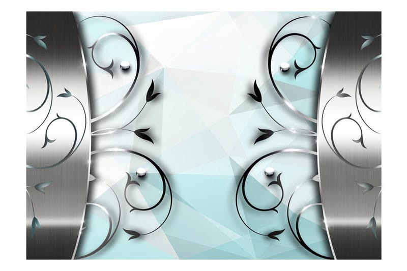 Valokuvatapetti Silver Gate 350x245 - Artgeist sp. z o. o. - Sisustustuotteet - Seinäkoristeet - Tapetit - Valokuvatapetit