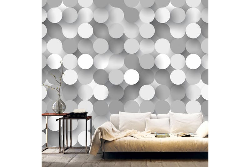 Valokuvatapetti Silver Net 300x210, Artgeist sp. z o. o.