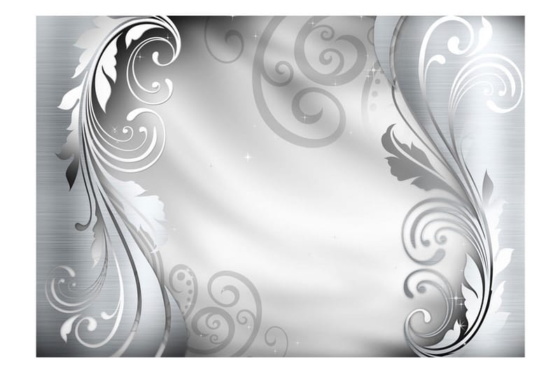 Valokuvatapetti Silver Ornament 200x140 - Artgeist sp. z o. o. - Sisustustuotteet - Seinäkoristeet - Tapetit - Valokuvatapetit