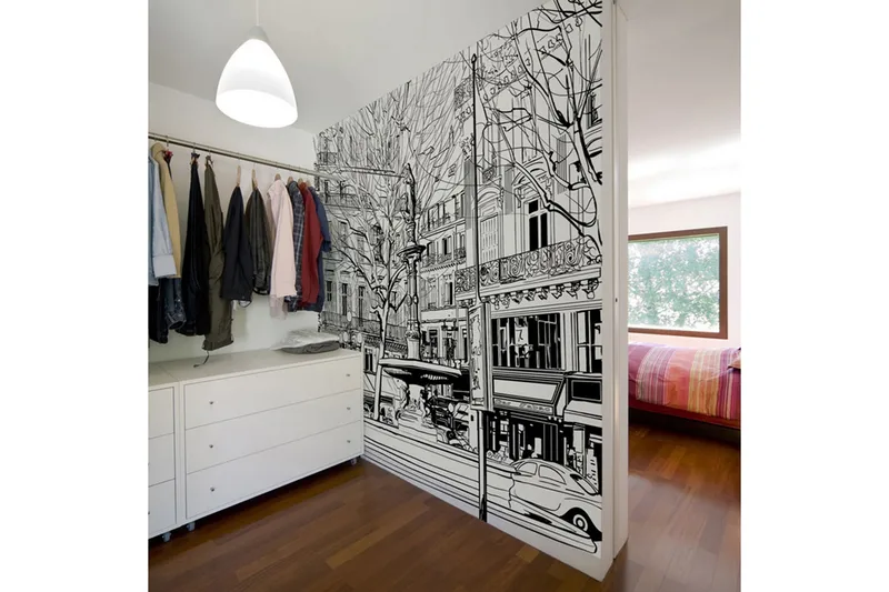 Valokuvatapetti Sketch Of Parisian Fountain 350x270 - Artgeist sp. z o. o. - Sisustustuotteet - Seinäkoristeet - Tapetit - Valokuvatapetit