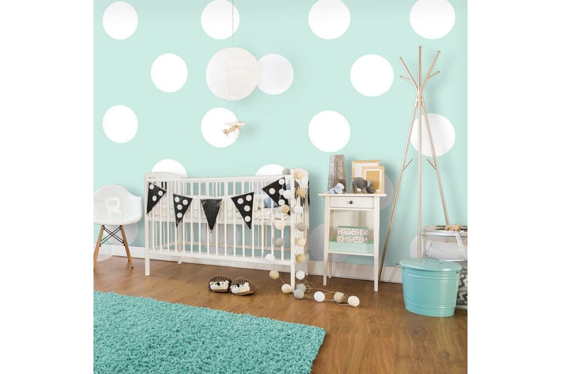 Valokuvatapetti Sky Blue Dots 300x210, Artgeist sp. z o. o.