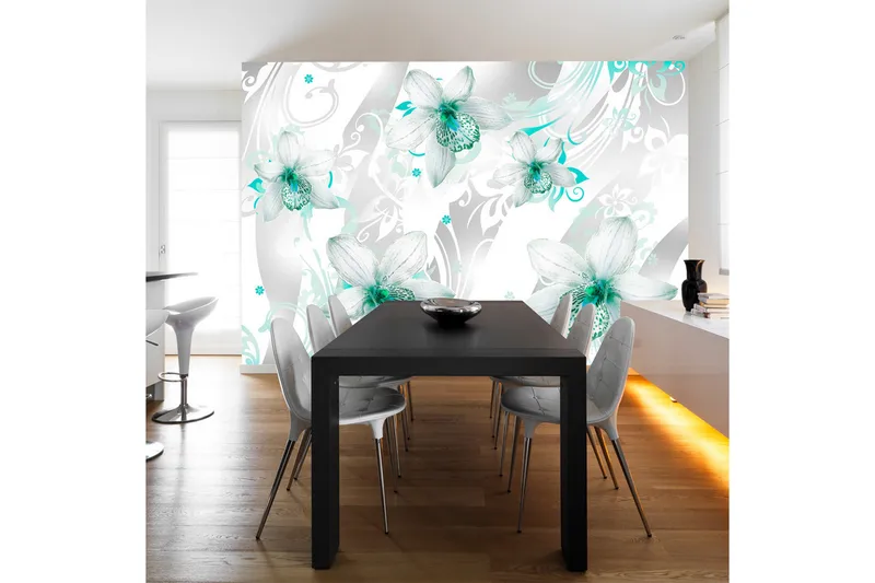 Valokuvatapetti Sounds Of Subtlety Turquoise 250x175, Artgeist sp. z o. o.