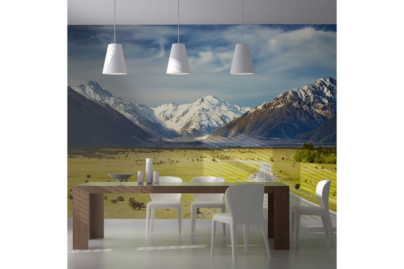 Valokuvatapetti Southern Alps Uusi-Seelanti 200x154 - Artgeist sp. z o. o. - Sisustustuotteet - Seinäkoristeet - Tapetit - Valokuvatapetit