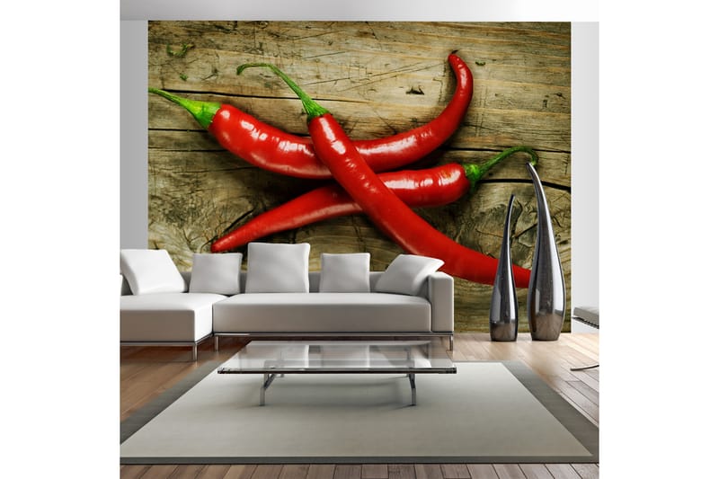 Valokuvatapetti Spicy Chili Peppers 350x270, Artgeist sp. z o. o.