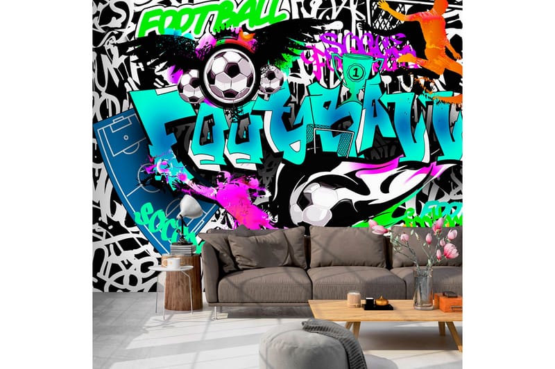 Valokuvatapetti Sports Graffiti 100x70 - Artgeist sp. z o. o. - Sisustustuotteet - Seinäkoristeet - Tapetit - Valokuvatapetit