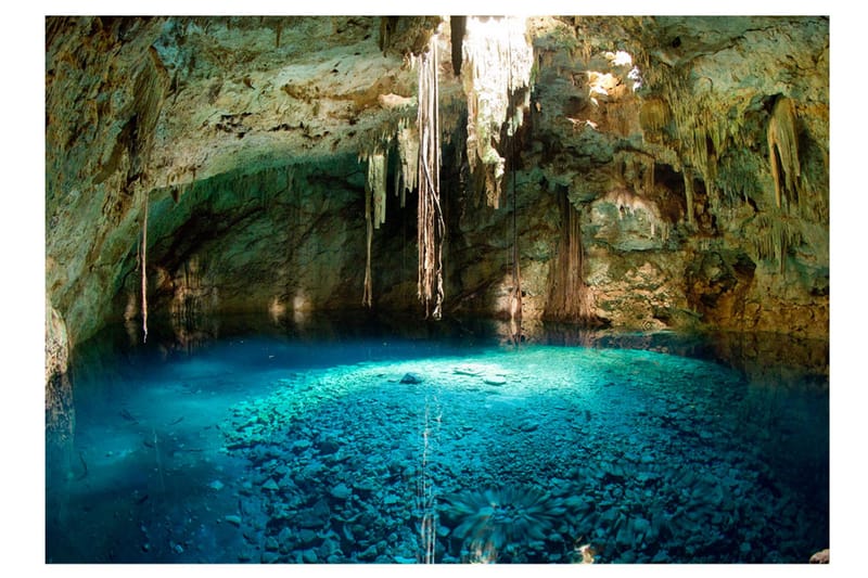 Valokuvatapetti Stalactite Cave 300x210 - Artgeist sp. z o. o. - Sisustustuotteet - Seinäkoristeet - Tapetit - Valokuvatapetit