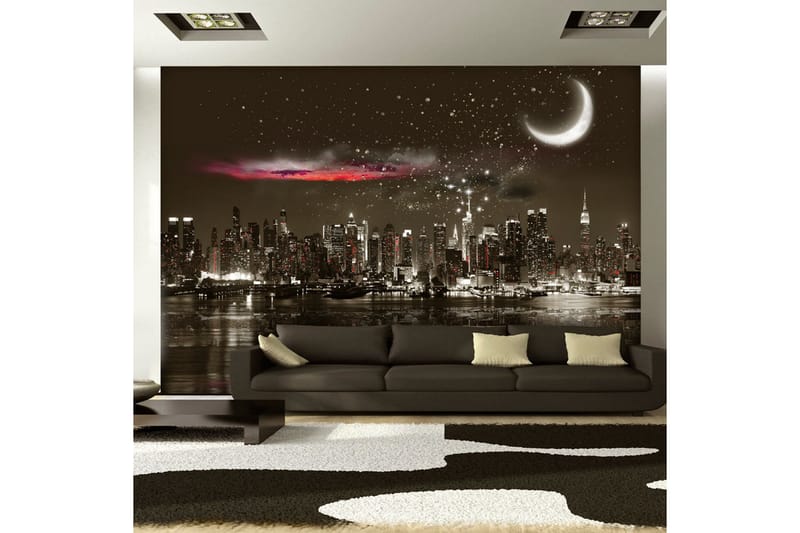 Valokuvatapetti Starry Night Over NY 100x70, Artgeist sp. z o. o.
