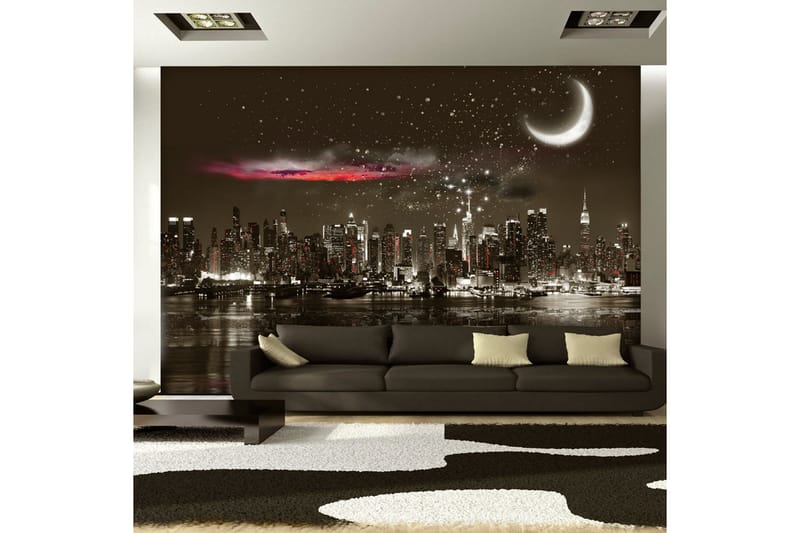 Valokuvatapetti Starry Night Over NY 100x70, Artgeist sp. z o. o.