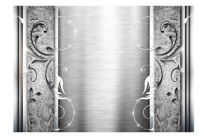 Valokuvatapetti Steel Leaves 350x245 - Artgeist sp. z o. o. - Sisustustuotteet - Seinäkoristeet - Tapetit - Valokuvatapetit