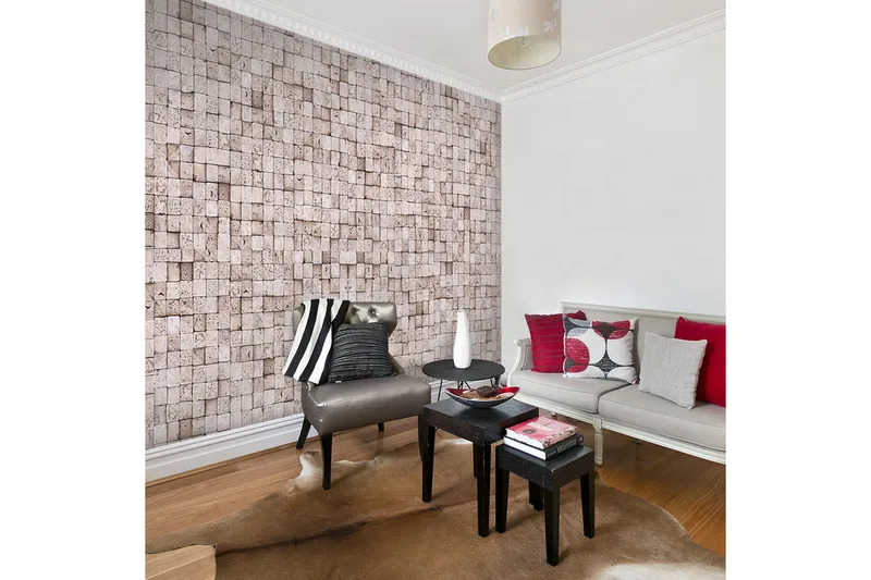 Valokuvatapetti Stone Background Mosaic 50x1000, Artgeist sp. z o. o.