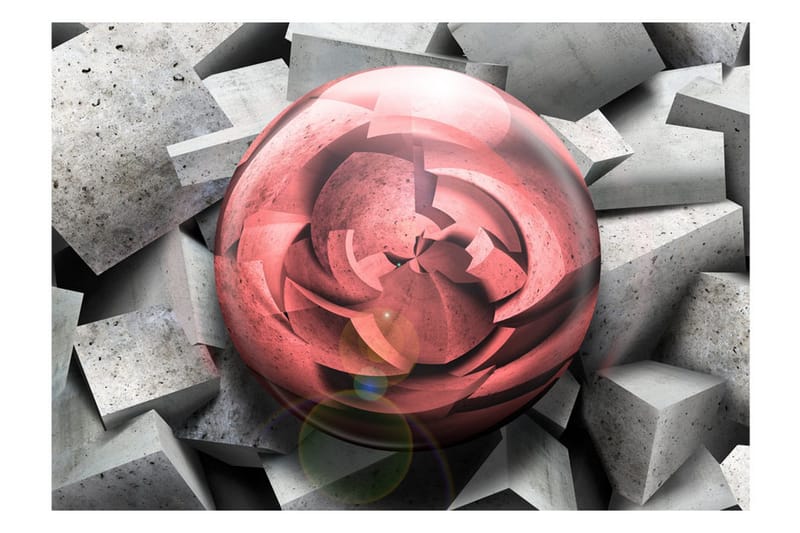 Valokuvatapetti Stone Rose 150x105 - Artgeist sp. z o. o. - Sisustustuotteet - Seinäkoristeet - Tapetit - Valokuvatapetit