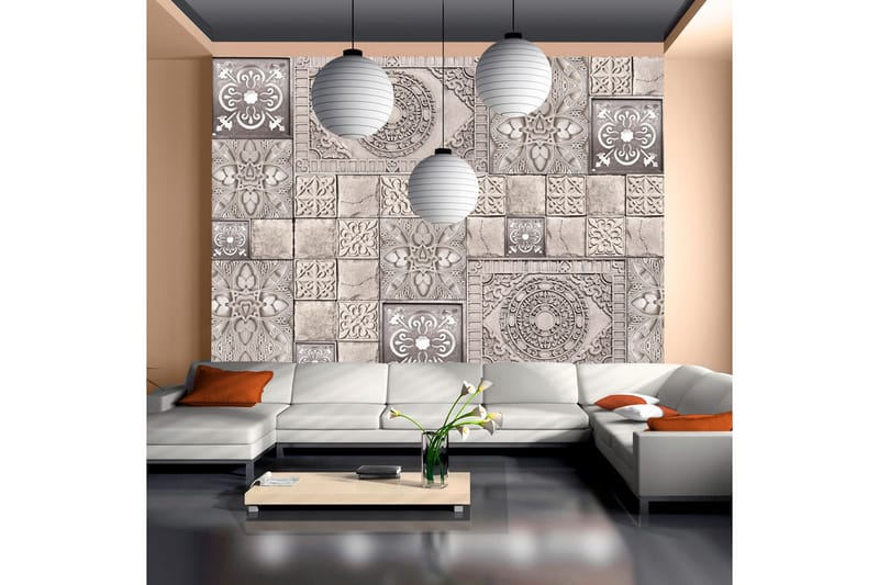 Valokuvatapetti Stone Tile 200x140 - Artgeist sp. z o. o. - Sisustustuotteet - Seinäkoristeet - Tapetit - Valokuvatapetit