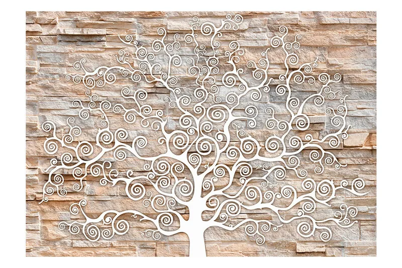 Valokuvatapetti Stone Tree 300x210 - Artgeist sp. z o. o. - Sisustustuotteet - Seinäkoristeet - Tapetit - Valokuvatapetit