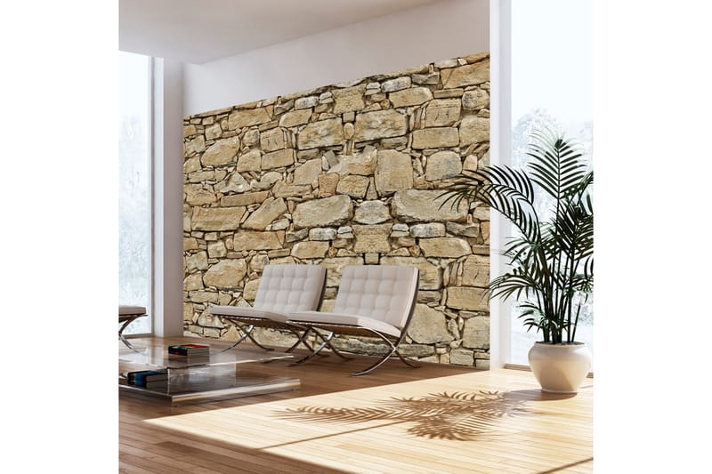 Valokuvatapetti Stone Wall 300x210 - Artgeist sp. z o. o. - Sisustustuotteet - Seinäkoristeet - Tapetit - Valokuvatapetit