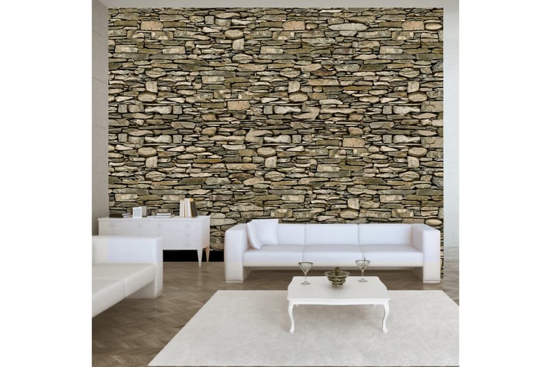 Valokuvatapetti Stone Wall 350x245, Artgeist sp. z o. o.