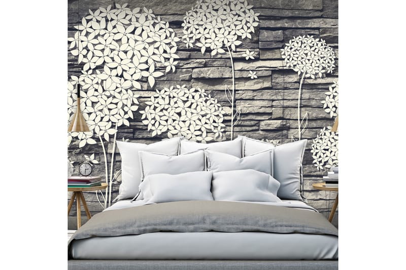 Valokuvatapetti Stones Flowers 100x70, Artgeist sp. z o. o.