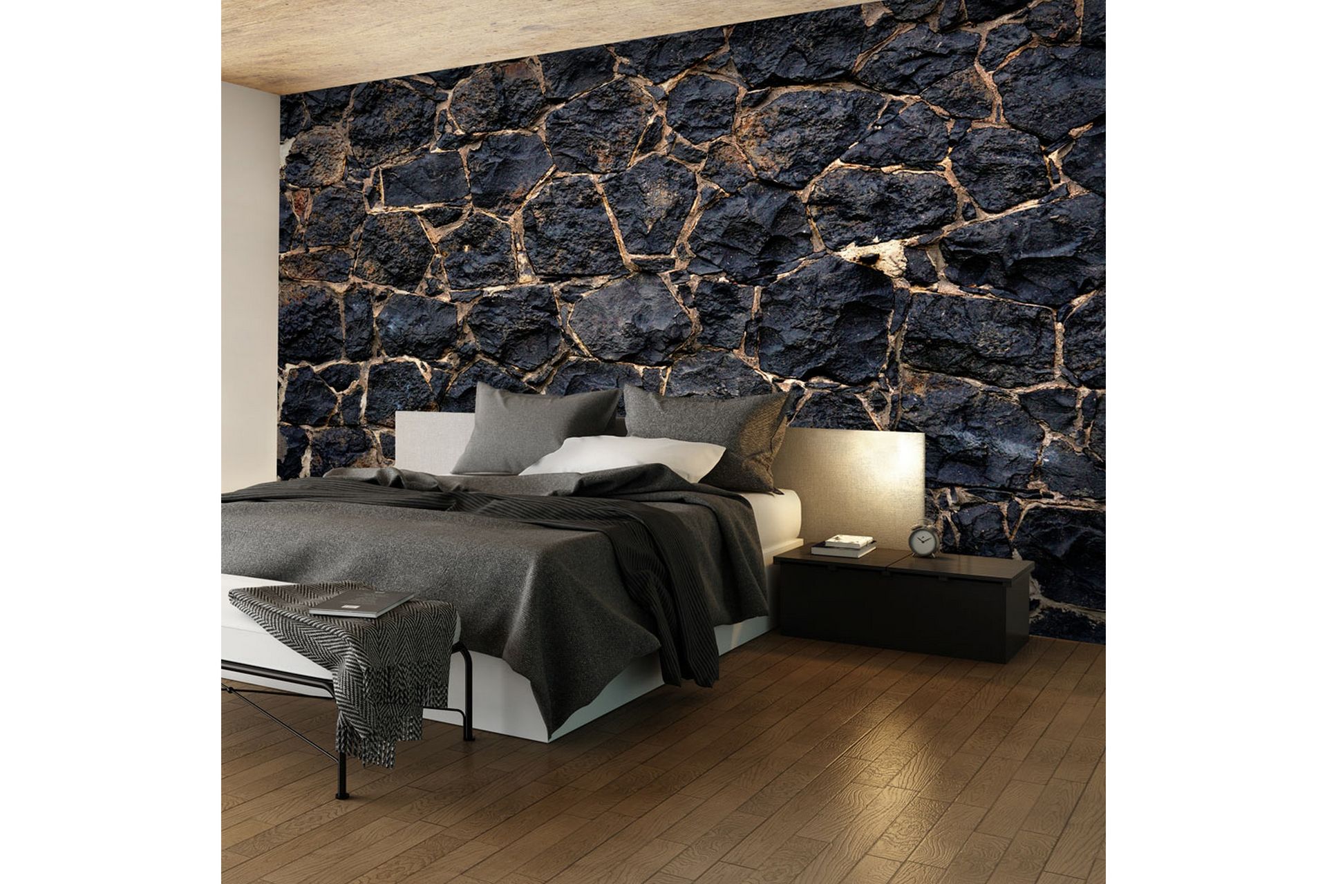 Valokuvatapetti Stony Twilight 400x280 - Artgeist sp. z o. o. - Sisustustuotteet - Seinäkoristeet - Tapetit - Valokuvatapetit