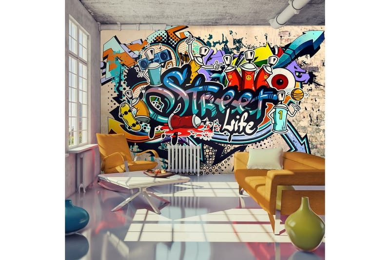 Valokuvatapetti Street Life 100x70 - Artgeist sp. z o. o. - Sisustustuotteet - Seinäkoristeet - Tapetit - Valokuvatapetit