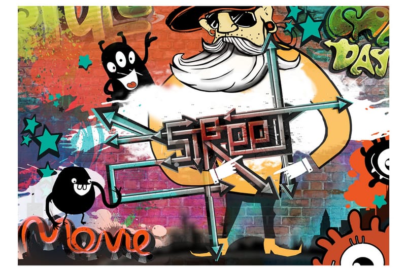 Valokuvatapetti Street Movie 300x210 - Artgeist sp. z o. o. - Sisustustuotteet - Seinäkoristeet - Tapetit - Valokuvatapetit