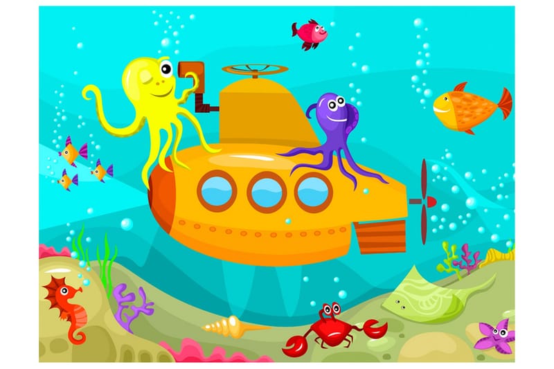 Valokuvatapetti Submarine 250x193, Artgeist sp. z o. o.